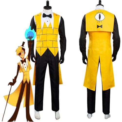 Gravity Falls Bill Cipher Cosplay Costume Cosplay Costume Uniform Outfits Halloween Carnival Costumes