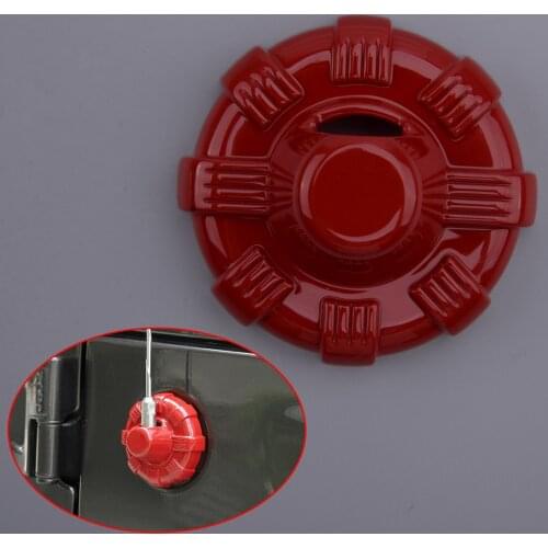Red Antenna Base Holder Cover Trim Cap Decor Fit for Jeep Wrangler JL JK 2007 2008 2009 2010 2011 2012 2013 2014-2018 2019 2020