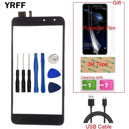 Mobile Phone Front Touch Screen For Cubot MAX Touch Screen Glass Digitizer Panel Lens Sensor Capacitive Protector Film Wipes