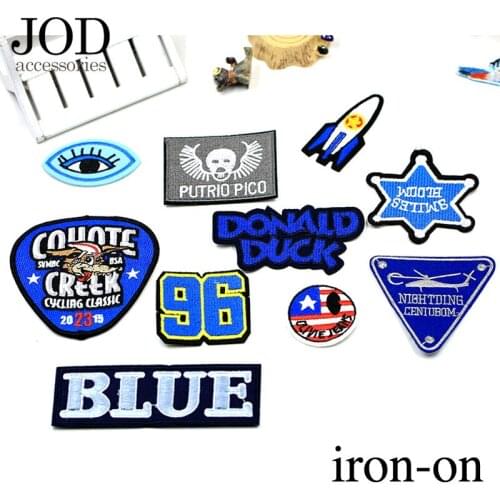 Army Badge Embroidery Iron on Cloth Patch Fashion Small Patch Sewing Jeans Pants T-shirt Decals Stickers for Clothing