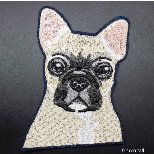 Dog Cat Animal Iron On Embroidered Clothes Patches For Clothing Stickers Garment Wholesale