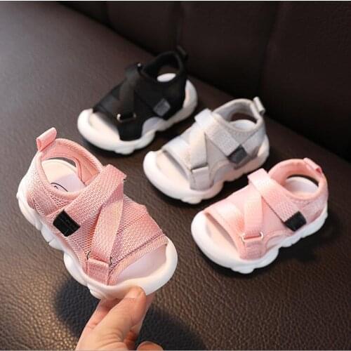 New summer kids sandals brand open toe toddler boys sandals orthopedic sport mesh baby boys sandals shoes