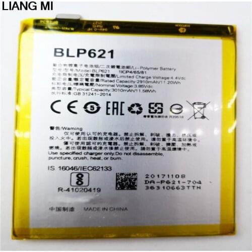 New 2910mAh BLP621 cell phone battery for OPPO R9s battery with repair tools
