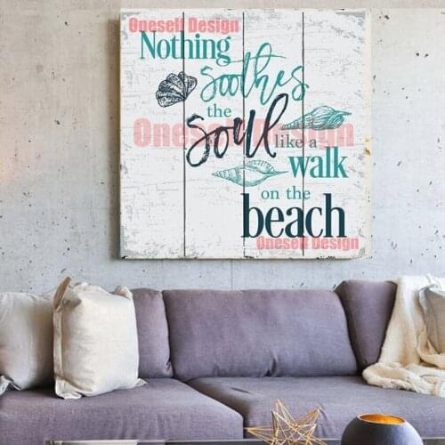 Rest soul on beach diamond painting full square 5d diamond embroidery full love 5d diamond mosaic sale livingtoom wall sticker