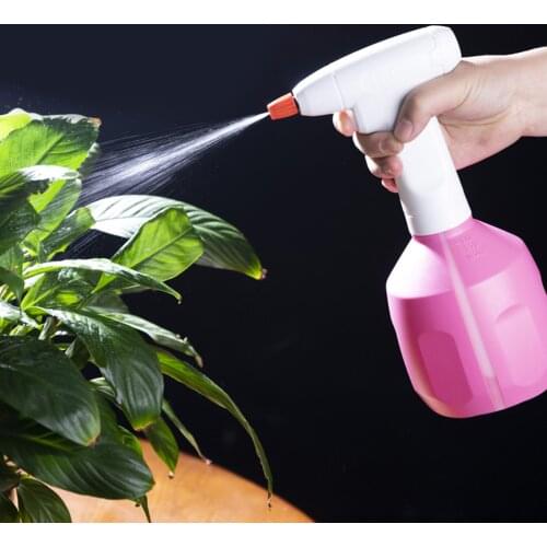 Handheld Garden Sprayer Watering Can Spray Bottle Adjustable Nozzle Electric Disinfection
