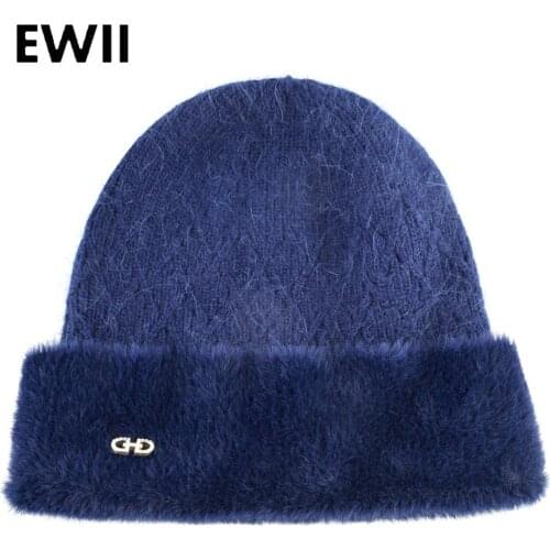 Knitted wool hat for women winter beanie cap women skullies beanies ladies warm acrylic caps girl casual hats gorros