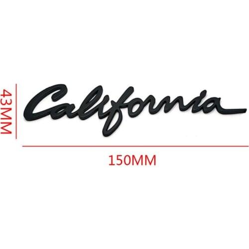 California Badge Emblem LettersTrunk Logo Sign Sticker For Ferrari