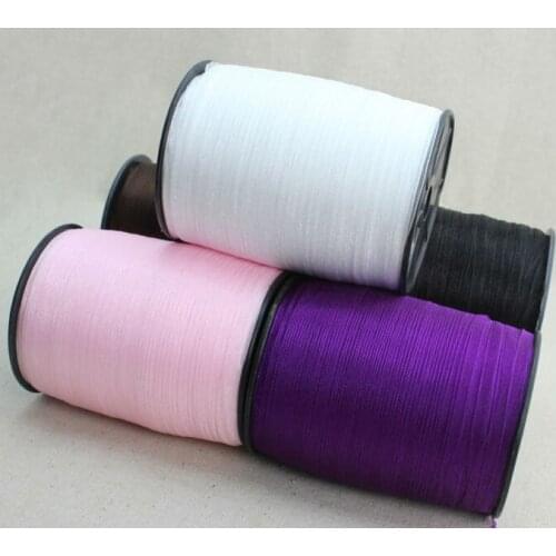 1/8" 1000 yards per roll Ribbon/tag sling/garment hang tag sling/string/silk ribbon/satin/clothing thread cords Free Shipping