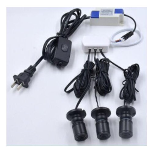 1w mini Led Spotlight Wine Cabinet Light Kitchen 4/6/8/12w Puck Lighting Kit with Plug for jewelry showcase spot lights