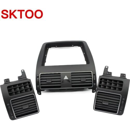 1TD819203A 1TD819728C For VW Caddy Touran 2004-2016 Front Rear Left Right Centre Chrome Console AC Air Conditioning Outlet Vent