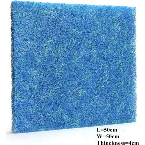 4cm Thickness Rattan Cotton Filter Fish Tank Biochemical Cotton Aquarium Filter Bacteria Culture Purifying Fishbowl Cleaning