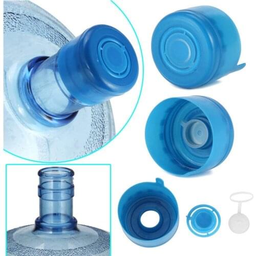 5Pcs Gallon Water Bottle Caps Reusable Anti Splash Replacement Drinking Water Bottle Lids Tops Screw On Cap Thread