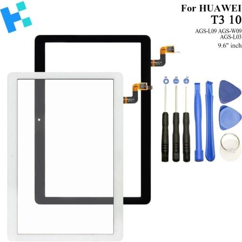 9.6" For Huawei T3 10 Digitizer AGS-L09 Touch Screen For Huawei MediaPad T3 10 AGS-W09 AGS-L03 Touchscreen Digitizer Glass