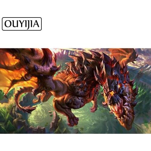 OUYIJIA Dragon 5D Diamond Full Square Embroidery Diamond Painting Animal Rhinestone Cross Stitch Mosaic Needlework Crafts Gift
