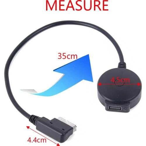 Car Wireless Bluetooth Adapter USB Music For Mercedes Benz MMI 1pc Black