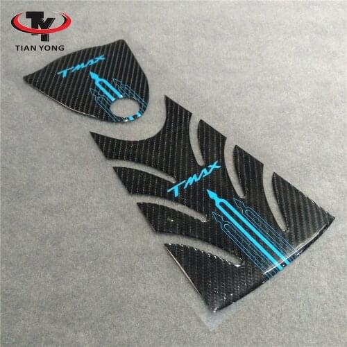 For Yamaha tmax 530 TMAX530 Raised Fuel Tank Pad Gas Cap Pad Fuel Tank Pad Protector Decal Sticker Pad Filler Reflective