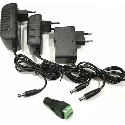 ZU AC100-240V Lighting Transformers OUT PUT DC12V 1A / 2A / 3A/5A/6A/8A/10A /12.5A Adapter Power Supply +cable for LED Strip