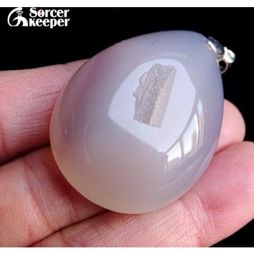 Real Natural Stone Cabochon Agates Geode Quartz Crystal Cluster Treasure Bowl Specimen Pendant Necklace For Jewelry Making BD103