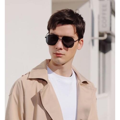 New full frame Polarized Sunglasses retro trend toad Frame Sunglasses mens double beam metal sunglasses 7126