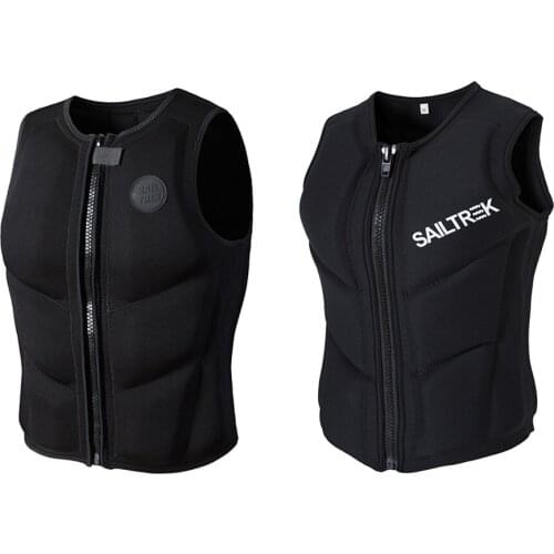 Outdoor Rafting Neoprene Life Jacket Adult Safety Life Vest Water Sports Fishing Kayaking Boating Swimming Drifting Tight Wear