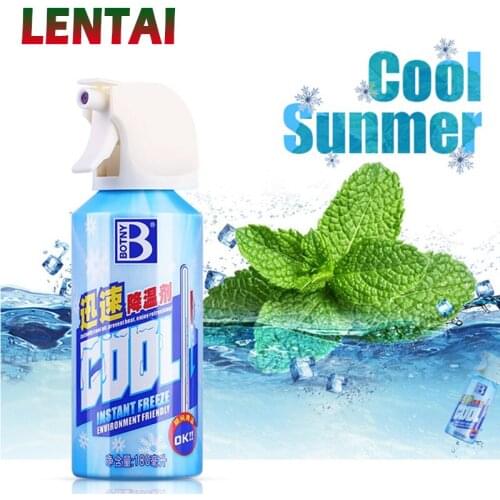 LENTAI 1Set Car Interior Dry Ice Air Cooling Spray Agent For Peugeot 508 308 206 307 207 407 2008 Citroen C4 C5 Opel Astra j h