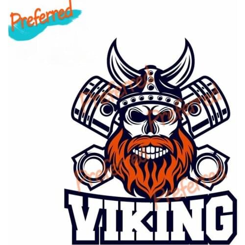 High Quality Art Pattern Skull Viking and Diesel Decal Motocross Racing Laptop Helmet Trunk Wall Vinyl Car Sticker