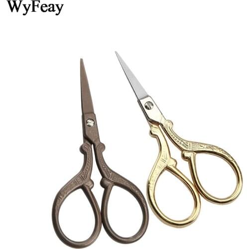3.6" Cross Stitch Retro Classic Vintage Antique Fine embroidery Sewing Tailor Scissor Handicraft stainless steel Fabric Cut Trim
