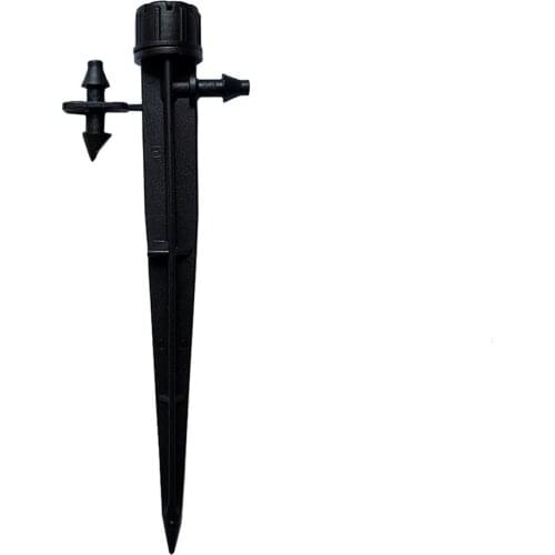 50Pcs 360 Degrees Adjustable 8 Holes Drippers Garden Agriculture Irrigation System Watering Stake Sprinkler