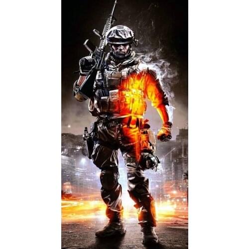 5d diy diamond painting warrior portrait movie picture full square drill diamond embroidery home decoration gift