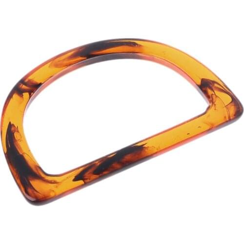 63HC Resin Purse Frame Bag Handle DIY Handbag Purse Making Bag Shopping Tote