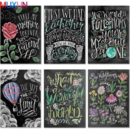 5D Diamond Painting Blackboard Drawing Art Diamond Embroidery Cartoon Picture Diamond New Arrivals Home Decoration For Home H817