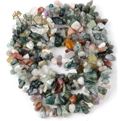 Wholesale Natural Stone Beads 3mm-5mm Irrgular India Agates Gravel Beads For Jewelry Making 33inches Chip Beads Fit Diy Bracelet
