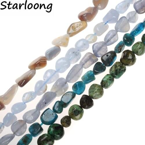 4*5*10MM Irregular Freeform Chip Gravel Natural Stone Bead Africa turquoises apatite Persian agates For DIY Jewelry Making