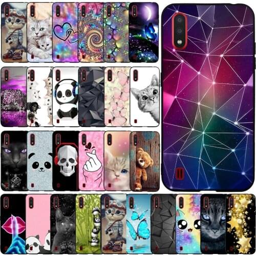 Case For Samsung Galaxy A01 2020 A015F Case Back Cover Soft TPU Silicon Phone Case For Samsung A01 Cover Funda Capa Bumper Shell