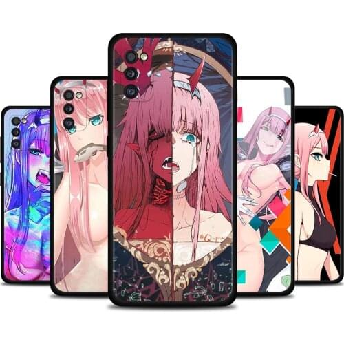 Phone Case For Samsung A51 Cover Soft Funda for Galaxy A71 A12 A21 A52 A42 A11 A02s A02 Coque Zero Two Darling in the FranXX