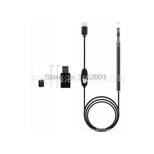 By dhl 20sets 2-in-1 USB Ear Cleaning Endoscope HD Visual Ear Spoon Multifunctional Earpick With Mini Camera Ear Care Cleaning