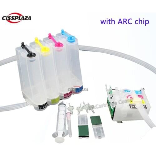CISSPLAZA T1281 empty CISS CIS ink system compatible for EPSON Stylus S22 SX125 SX420W SX425W SX235W SX130 printer