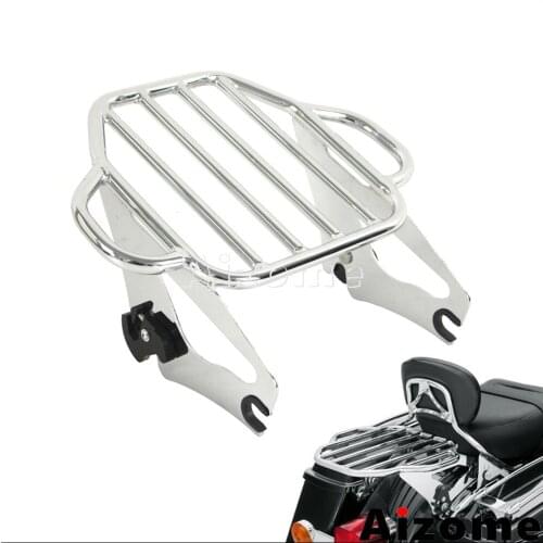 For 2009-16 Harley Touring Rear Seat Luggage Rack Steel Tour Pak Motorcycle Luggage Support Shelf Fit FLHR FLHT FLHX FLTR FLHXSE