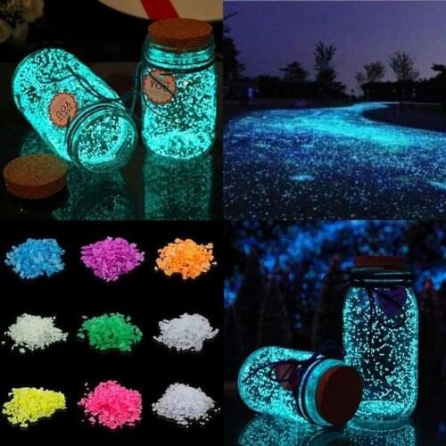 10g Eco-Friendly Luminous Glowing Artificial Sand Aquarium Fish Tank Bonsai Garden Decor In The Dark Pebbles Sand Glow Supplies