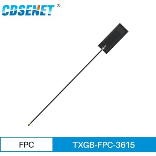 FPC Built In Antenna GPS Beidou Position 1575.42MHz 3dBi IPX-1 TXGB-FPC-3615 for Bus Stop Announcer Taxi Company Navigation