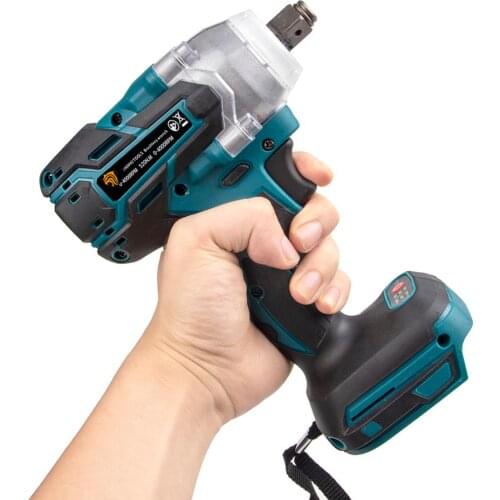 Hot Sale 18V Cordless Electric Screwdriver Brushless Impact Wrench Rechargable Drill Driver with LED Light For Makita Battery