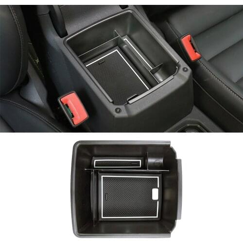 For Volkswagen VW Tiguan L MK2 2017-2020 Central Console Armrest Container Storage Box Refit Holder Tray Car Stowing Tidying