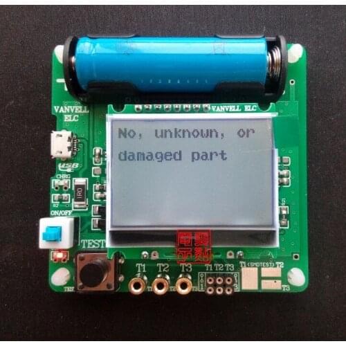 Figure M8 Transistor Tester Upgrade M328 Version LC ESR Meter Multi-function Tester White Light