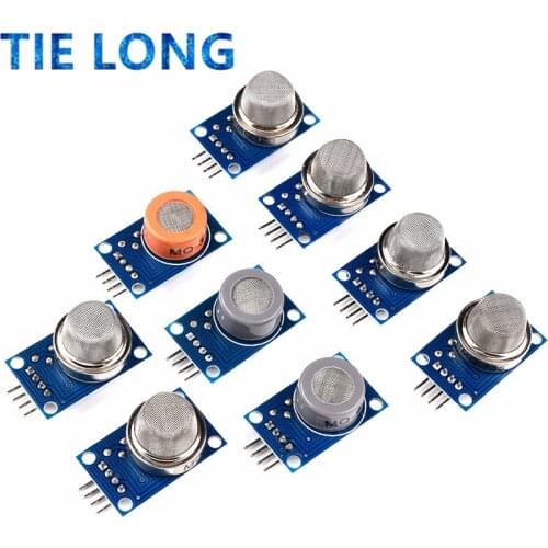 MQ-2 MQ-3 MQ-4 MQ-5 MQ-6 MQ-7 MQ-8 MQ-9 MQ-135 Detection Smoke methane liquefied Gas Sensor Module for Arduino Starter DIY Kit