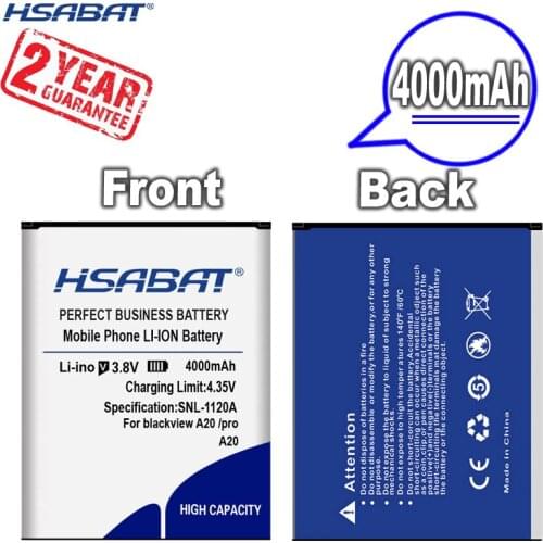 New Arrival [ HSABAT ] 3900mAh Replacement Battery for Blackview A20 A 20 Pro