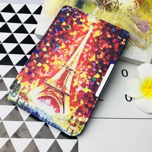 Hot Pada Painting Tower- case for pocketbook basic 2/pocketbook 614 case case PU leather cover case+screen protector