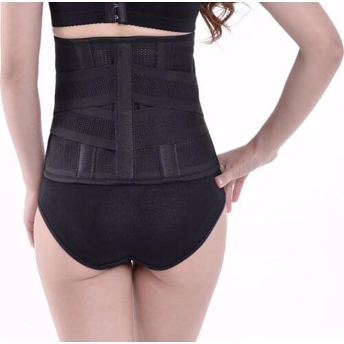 Adjustable Double Pull Lumbar Support Lower Waist Back Support Belt Pain Relief Orthopedic Belt Posture Support Belt Men