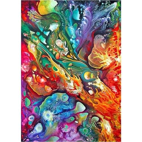 SenyuArt Diamond Painting Full Round Embroidery Rhinestone Picture Mosaic Art Accessories Geometric Cross Stitch Kits Home Decor