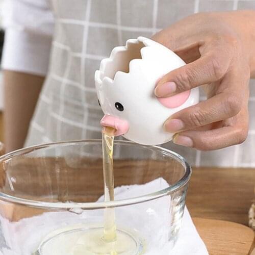 Egg Divider Strainer Eggs Separator Yolk Filter Sieve Tool Baking Cooking Kitchen Accessories Household Mini Useful Tools