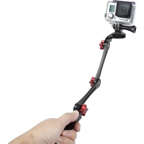 Foldable Pocket Stabilizer Grip Mount Monopod Pole for GoPro Hero 3+ / 4, Extend